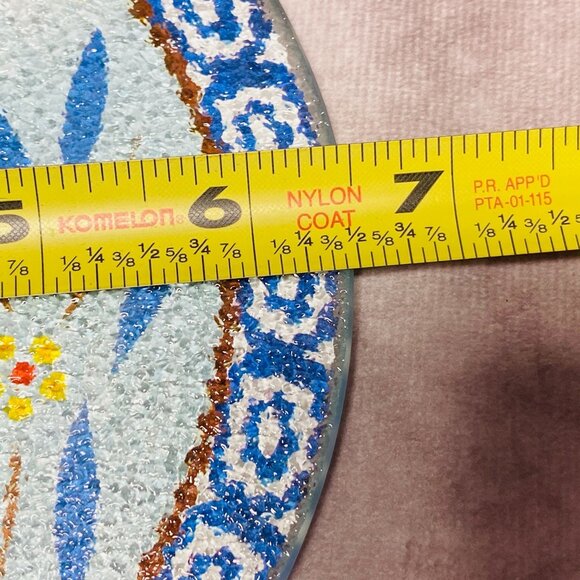 Temp-Tations Old World Blue Pattern Ceramic Trivets Set Of 3 - Picture 7 of 8